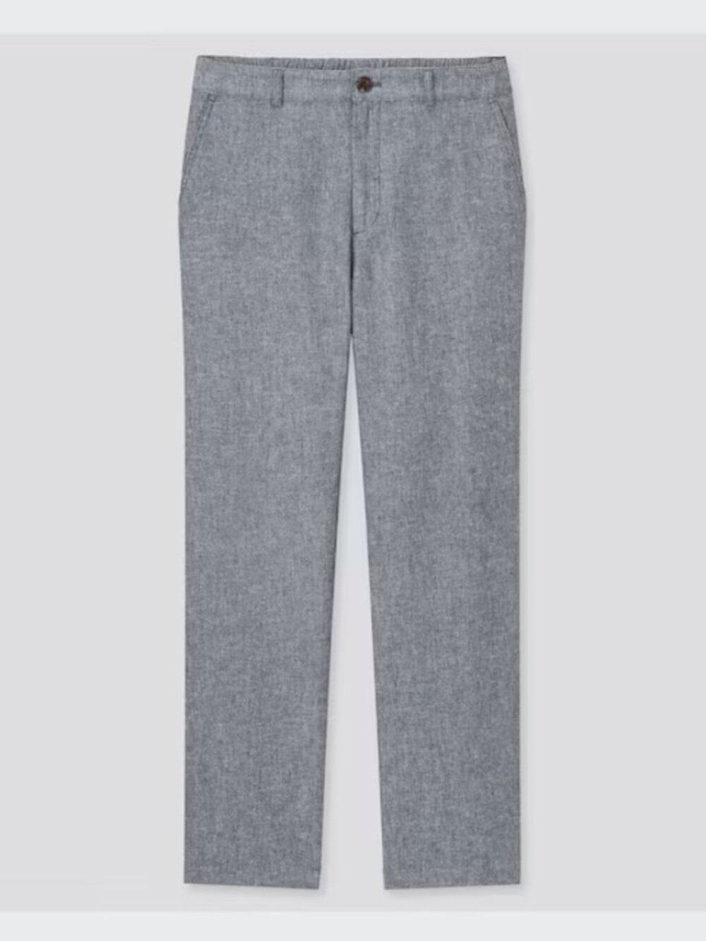UNIQLO Linen-Cotton Tapered Pants